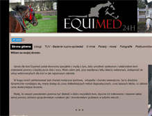 Tablet Screenshot of equi-med.pl